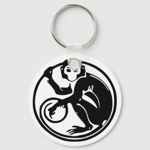 Chinese Zodiac Calender Monkey 猴 Keychain