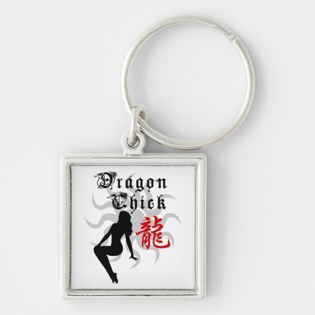 Chinese Zodiac Dragon Chick Key Ring (Front)
