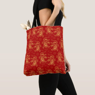 Chinese Zodiac Dragon, happy new year Tote Bag