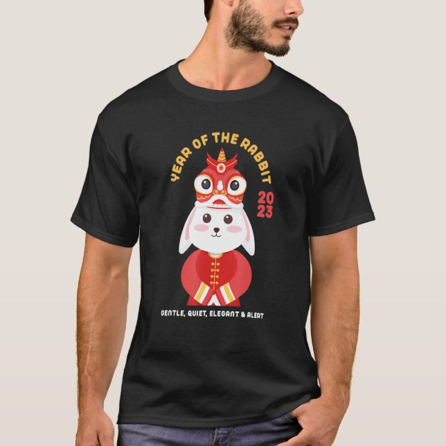 Chinese Zodiac Horoscope New Year of the Rabbit 20 T-Shirt (Front)