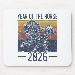 Chinese Zodiac Horse2026 Decorations Year Of The H Mouse Mat