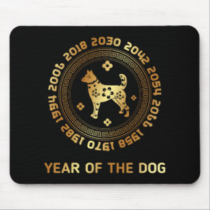 Chinese Zodiac Lunar New Year Astrology Horoscope Mouse Mat