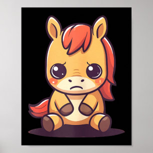 Chinese Zodiac New Year of The Horse Fire Cry Cry Poster