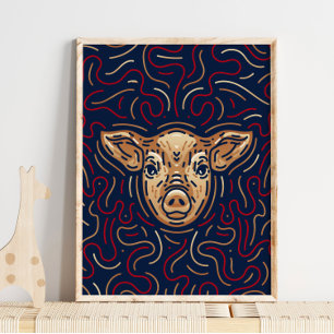 Chinese Zodiac Pig   Zodiac Digital Print