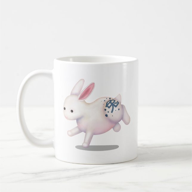 Chinese Zodiac Rabbit Cute Astrology Sign Coffee Mug (Left)