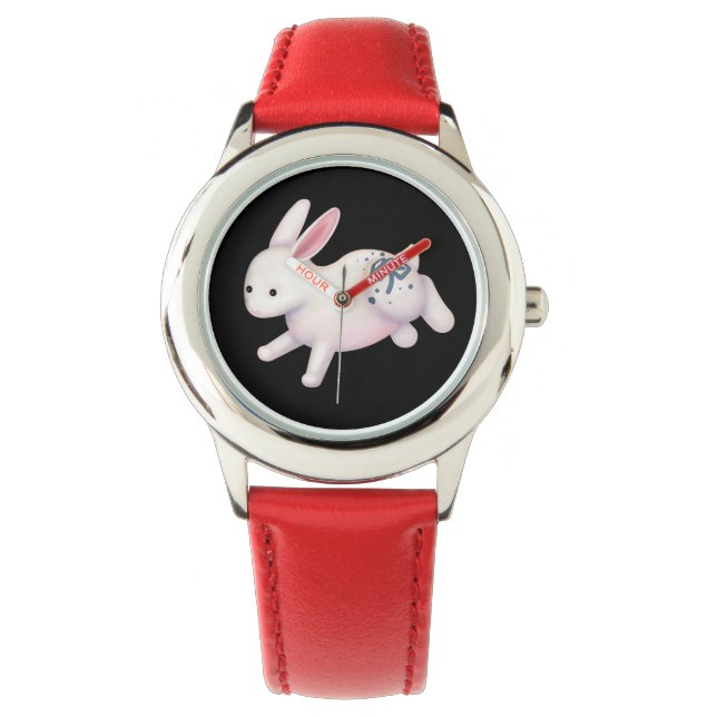 Chinese Zodiac Rabbit Cute Astrology Sign Watch (Front)