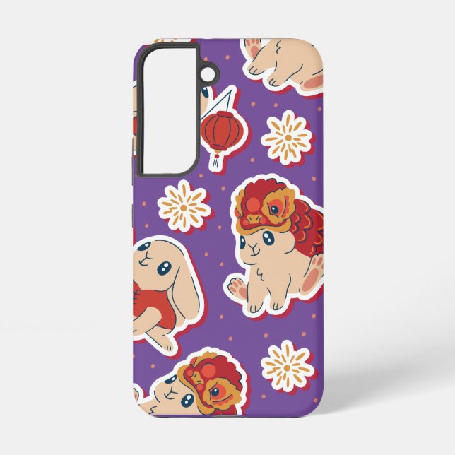 Chinese Zodiac Rabbit Samsung Galaxy S22 Case (Back)