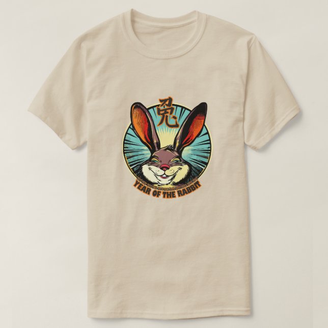 Chinese Zodiac "Rabbit" T-Shirt (Design Front)