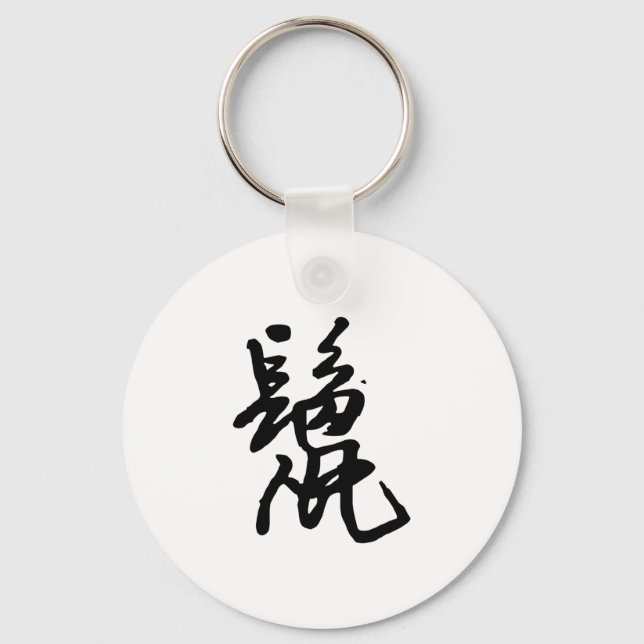 Chinese Zodiac - Rat Key Ring (Front)