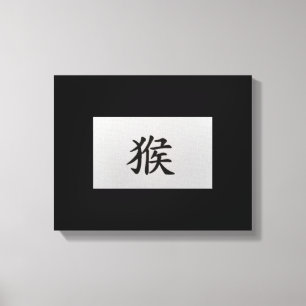 Chinese zodiac sign Monkey black