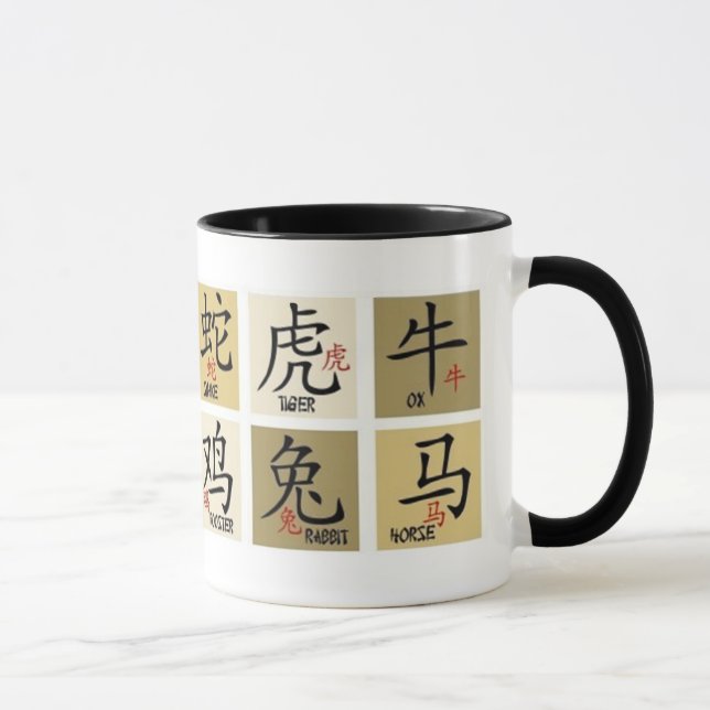 Chinese Zodiac Signs Mug (Right)