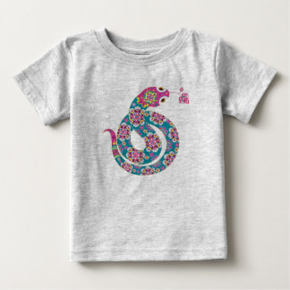 Chinese Zodiac Snake Colourful Series Baby T-Shirt