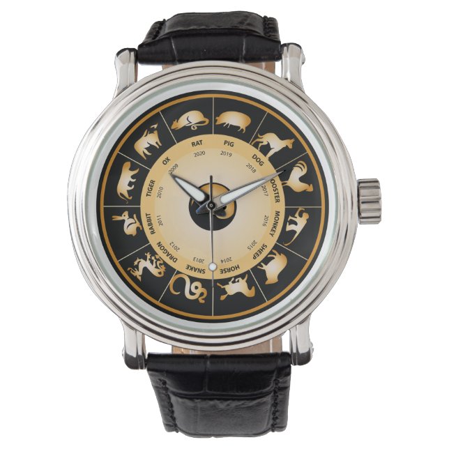 Chinese Zodiac Wheel Watch (Front)