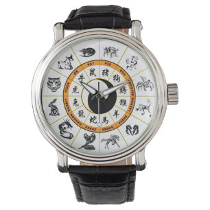 CHINESE ZODIAC WRIST WATCH