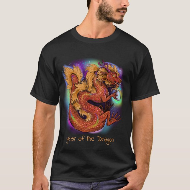 Chinese Zodiac Year of the Dragon T-Shirt (Front)