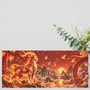 Chinese Zodiac Year of the Goat Money Card 2027