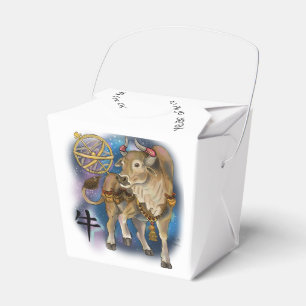 Chinese Zodiac Year of the Ox Favour Box
