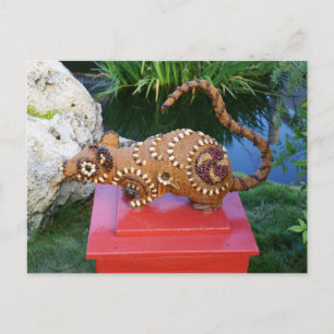 Chinese Zodiac, Year of the Rat Holiday Postcard