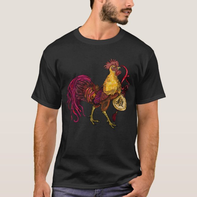 Chinese Zodiac Year of the Rooster T-Shirt (Front)