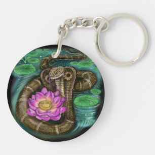 Chinese zodiac year of the snake key ring