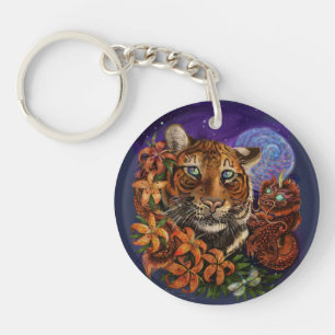 Chinese zodiac year of the Tiger 2022 New Art Key Ring