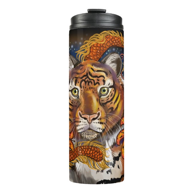 Chinese Zodiac Year of the Tiger Thermal Tumbler (Front)