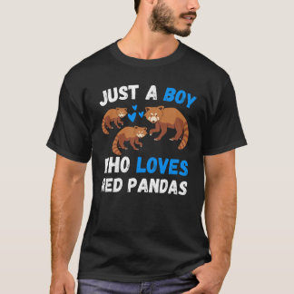 Chinese Zoo Animal Lover Boys Gift Red Panda T-Shirt