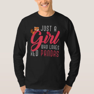 Chinese Zoo Animal Wildlife Just A Girl Who Loves T-Shirt