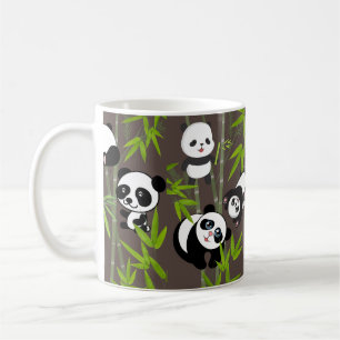 Chinesse panda pattern coffee mug