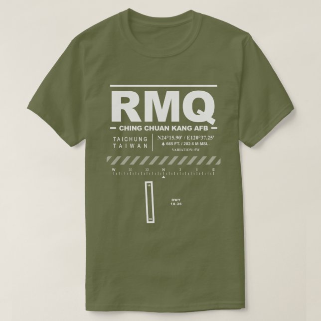 Ching Chuan Kang Air Force Base RMQ T-Shirt (Design Front)