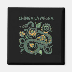Chinga La Migra Anti Trump Ice Out Magnet