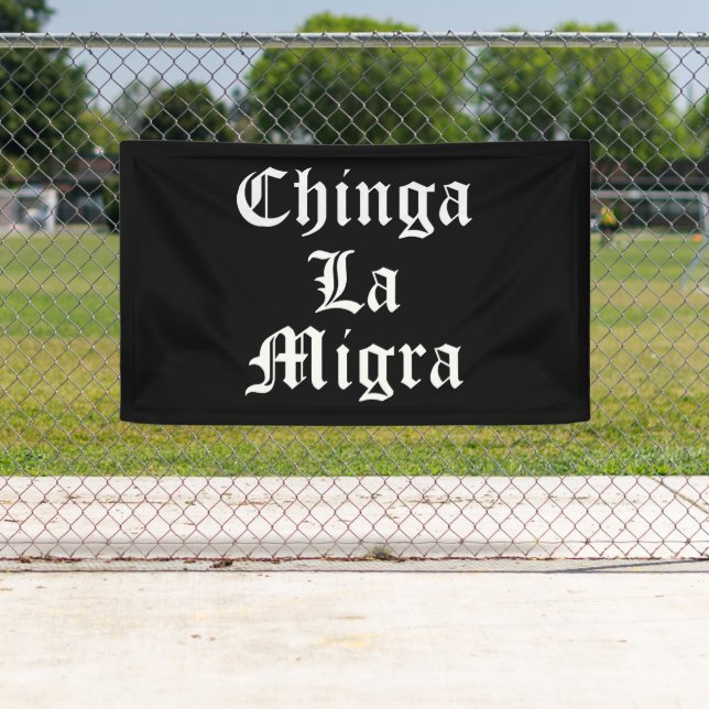 Chinga LA Migra Banner (Insitu)