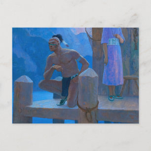 Chingachgook by Newell Convers Wyeth Postcard