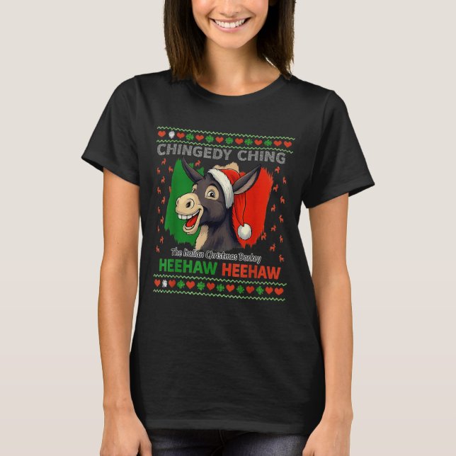 Chingedy Ching Dominick The Italian Christmas Xmas T-Shirt (Front)