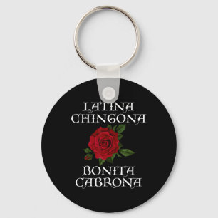 Chingona Bonita Cabrona Hispanic Chicana Feminist Key Ring