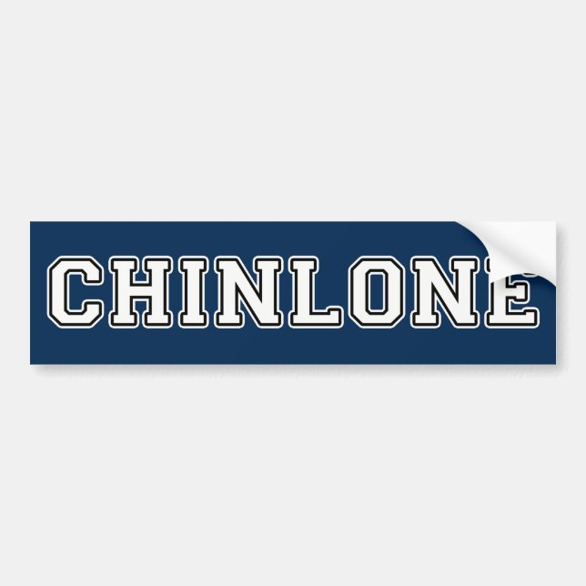 Chinlone Bumper Sticker (Front)
