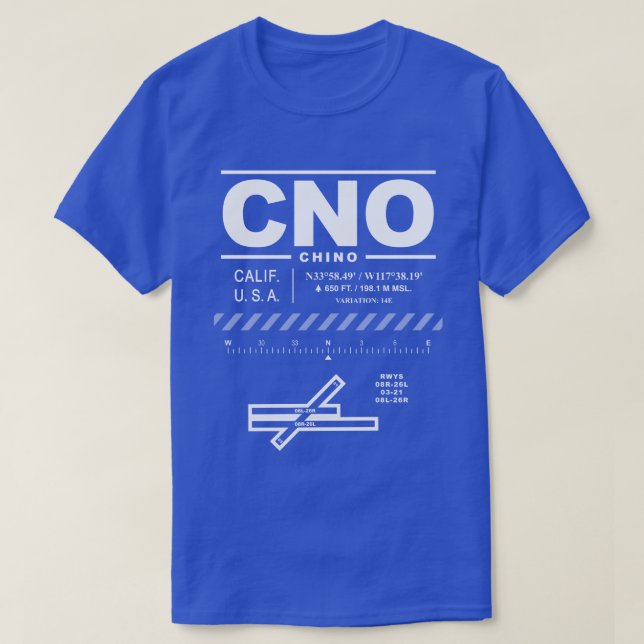 Chino Airport CNO T-Shirt (Design Front)