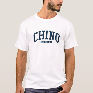 Chino California CA College University Style Navy T-Shirt