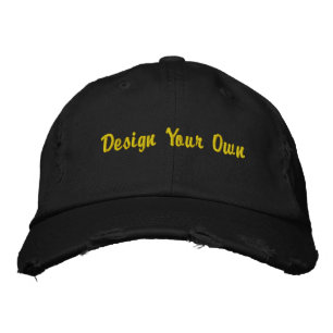 Chino Twill Cap and Colour type Black