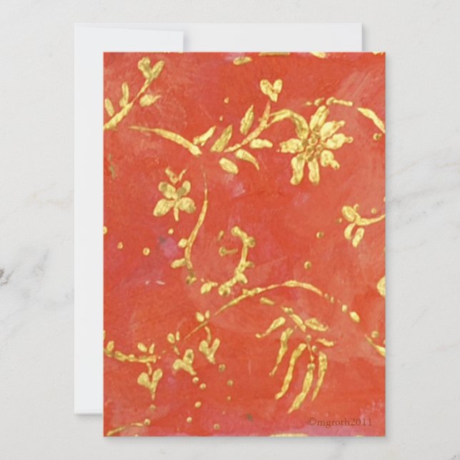 Chinoiserie anniversary invitation (Front)