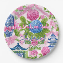 Chinoiserie Bams Cracks and Snacks Custom Mahjong