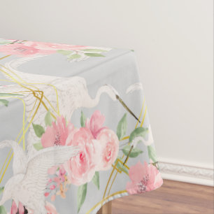 Chinoiserie,bird,birds,peace,heron, Tablecloth