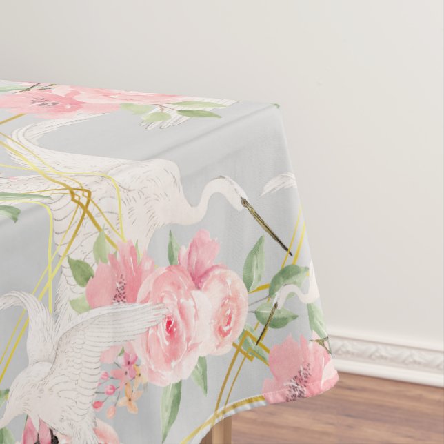 Chinoiserie,bird,birds,peace,heron, Tablecloth (In Situ)