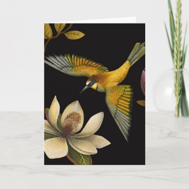 Chinoiserie Birds II - Greeting Card (Front)