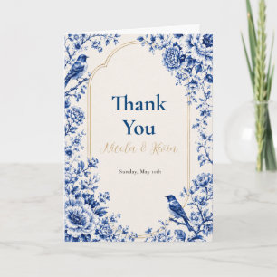 Chinoiserie Blue Housewarming Thank You Card