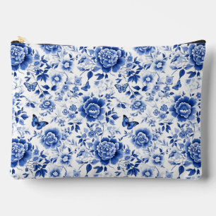 Chinoiserie Blue Makeup Bag