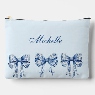 Chinoiserie Bow Coquette (large) Accessory Pouch