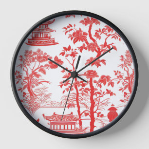 CHINOISERIE BREEZE Wall Clock