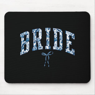 Chinoiserie Bride Floral Toile De Jouy Coquette Bo Mouse Mat