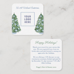 Chinoiserie Chic Company Logo Merry Christmas Card